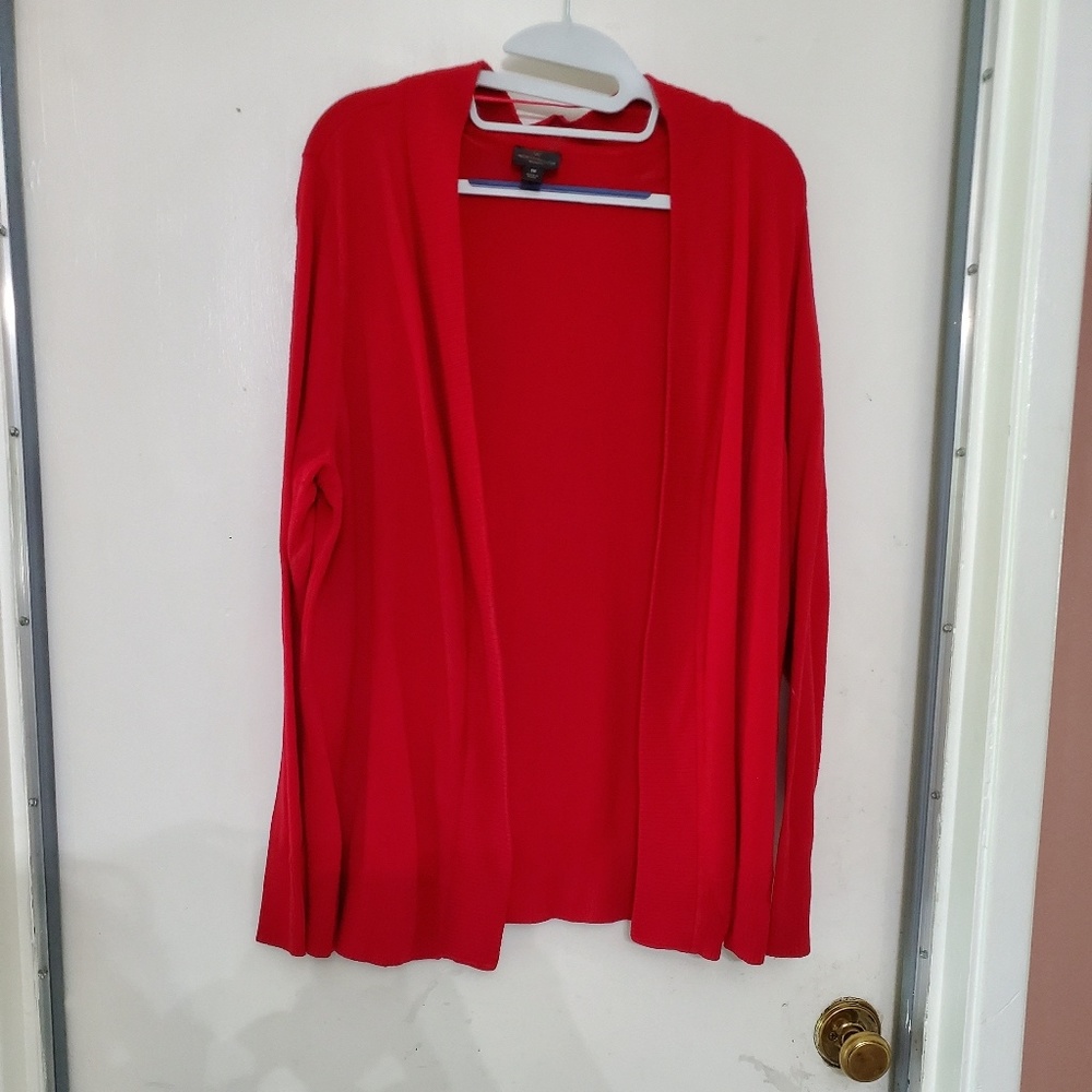 Red Worthington Cardigan